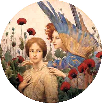 Thomas Cooper Gotch"Le Message"