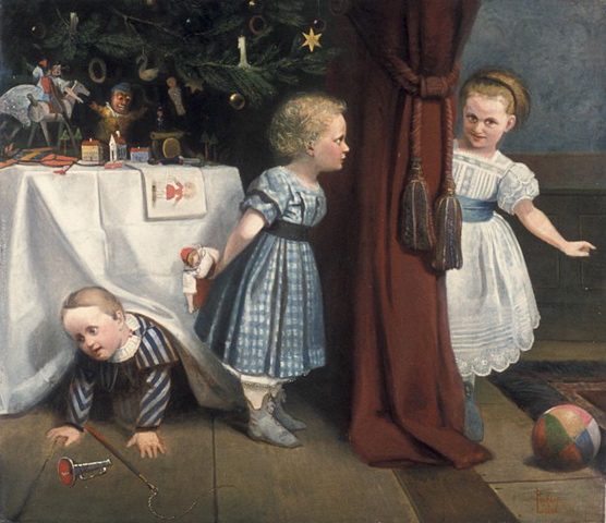 Johann Carl Rösler"Les enfants Buderus"1860