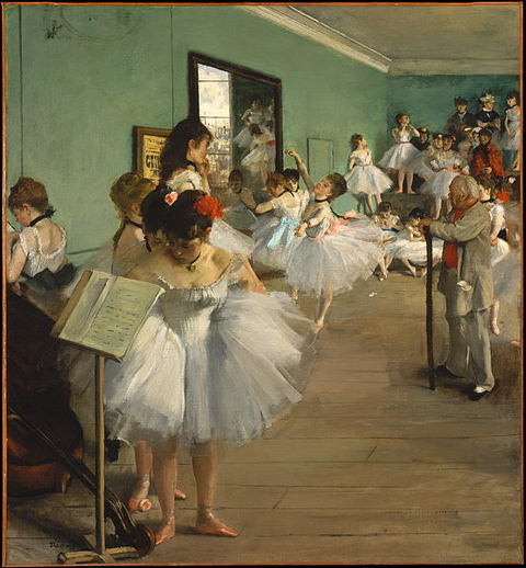 Edgar Degas"La classe de danse"1874