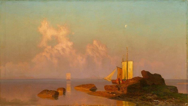 Hugo Knorr-Coucher de soleil à Königsberg