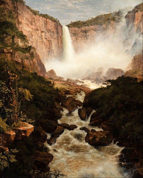Frederic Edwin Church-Chutes de Tequendama près de Bogota-1854