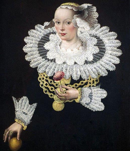 Michaël Conrad Hirt-Portrait d'Anna Rosina Marquart-1642