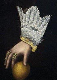 Michaël Conrad Hirt-Portrait d'Anna Rosina Marquart-détail